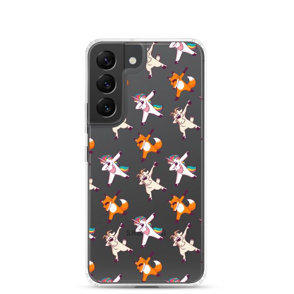 Dabbing Animals Samsung Clear Case
