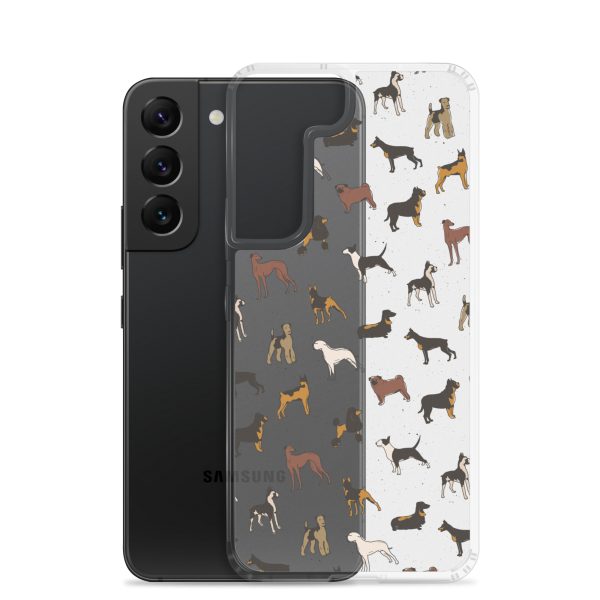 Dog Breeds Samsung Clear Case