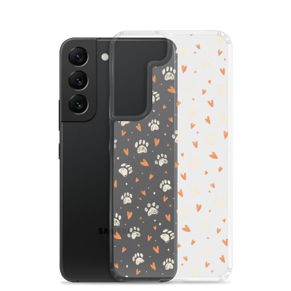 clear-case-for-samsung-samsung-galaxy-s22-case-with-phone-6a1e7832a7afd.jpg Paws Prints Hearts Samsung Clear Case