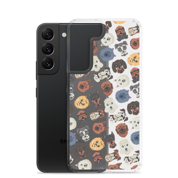 clear-case-for-samsung-samsung-galaxy-s22-case-with-phone-6a1e78b013a4b.jpg Dogs Heads Seamless Samsung Clear Case