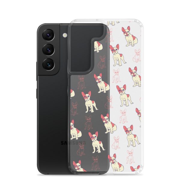 clear-case-for-samsung-samsung-galaxy-s22-case-with-phone-6a1e796b4a49b.jpg French Bulldog Samsung Clear Case