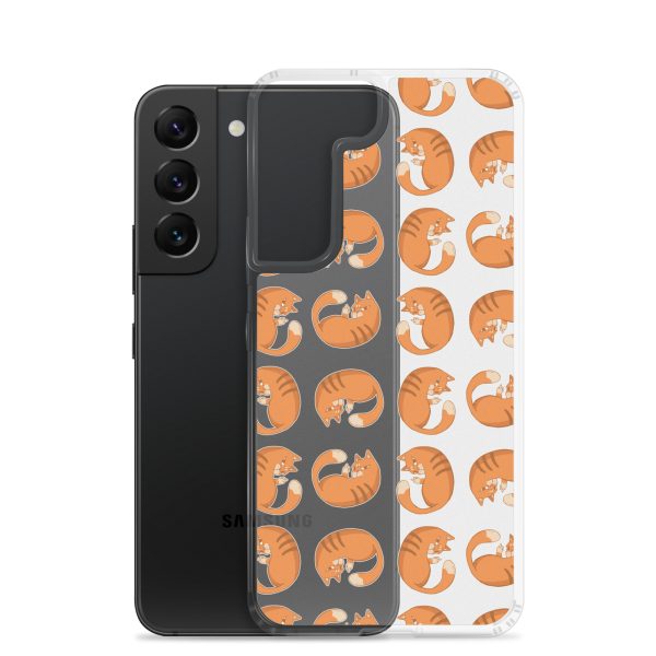 clear-case-for-samsung-samsung-galaxy-s22-case-with-phone-6a1e7a455611e.jpg Orange Cat Samsung Clear Case