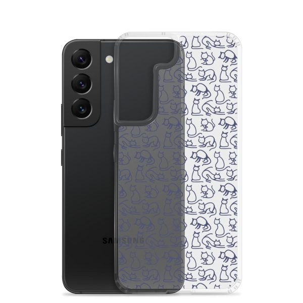 clear-case-for-samsung-samsung-galaxy-s22-case-with-phone-6a38fcb085729.jpg Simple Cat Outlines Samsung Clear Case