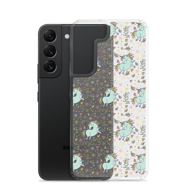 Hand-Drawn Unicorn Samsung Clear Case