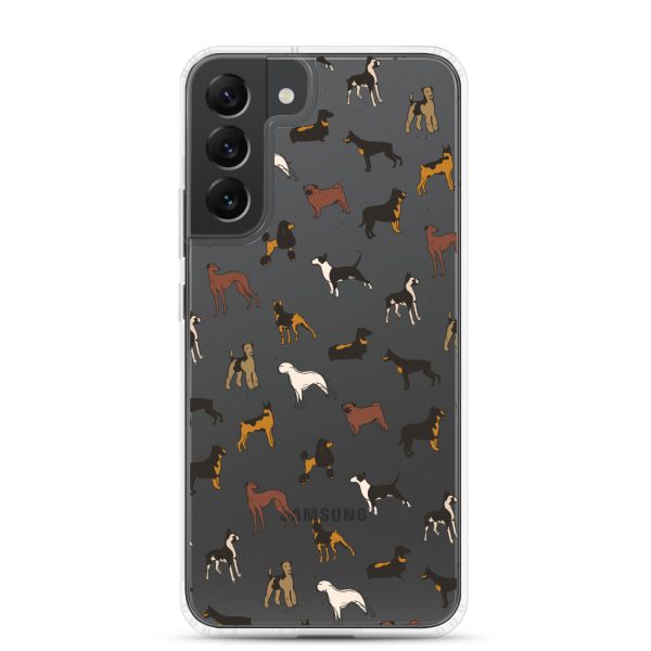 Dog Breeds Samsung Clear Case