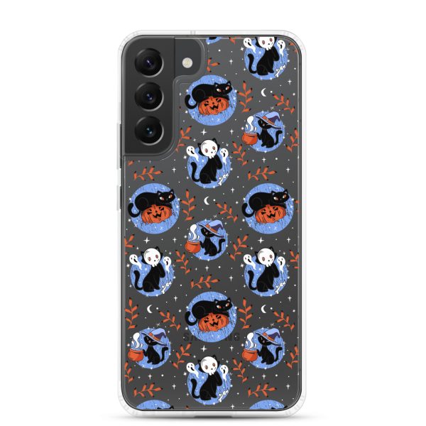 clear-case-for-samsung-samsung-galaxy-s22-plus-case-on-phone-6a1e7be102b40.jpg Halloween Cats Samsung Clear Case