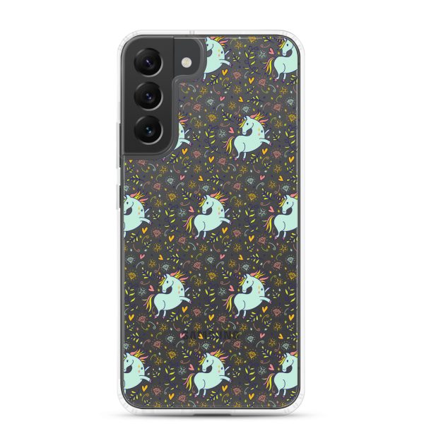 Hand-Drawn Unicorn Samsung Clear Case