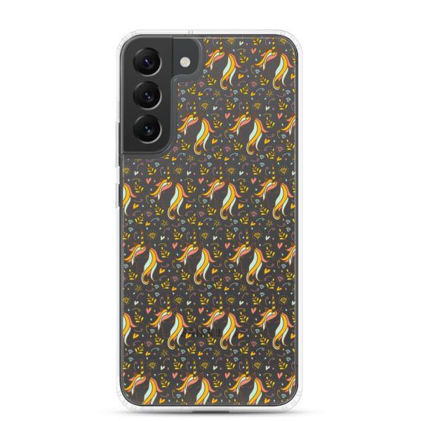 Unicorn Doodle Samsung Clear Case