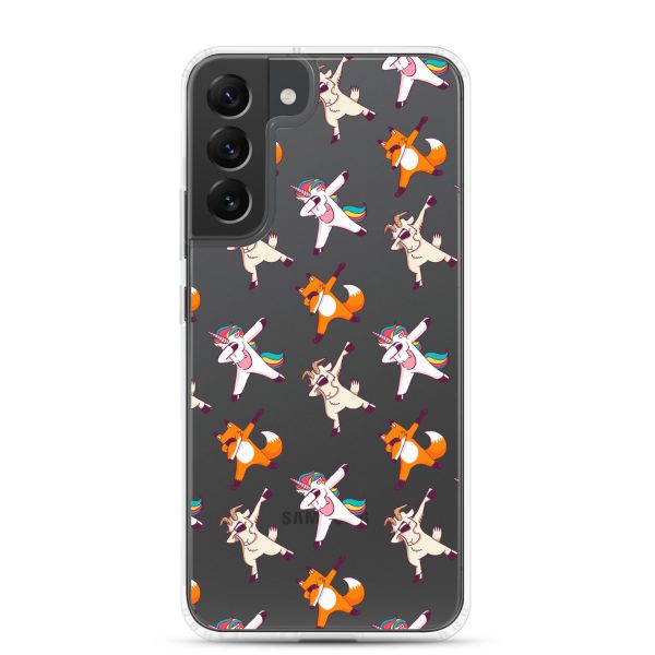 Dabbing Animals Samsung Clear Case