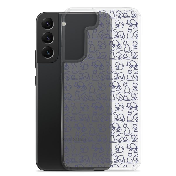 clear-case-for-samsung-samsung-galaxy-s22-plus-case-with-phone-6a38fcb085665.jpg Simple Cat Outlines Samsung Clear Case