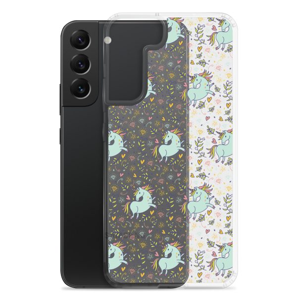 Hand-Drawn Unicorn Samsung Clear Case