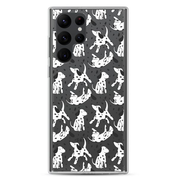 clear-case-for-samsung-samsung-galaxy-s22-ultra-case-on-phone-6a1e776bac1da.jpg Dalmatian Dog Samsung Clear Case