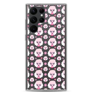 clear-case-for-samsung-samsung-galaxy-s22-ultra-case-on-phone-6a1e7850bf1c8.jpg Pink Poodle Samsung Clear Case