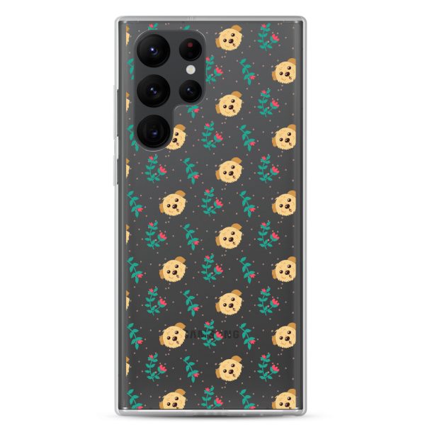 clear-case-for-samsung-samsung-galaxy-s22-ultra-case-on-phone-6a1e78da0b496.jpg Dogs and Flowers Samsung Clear Case