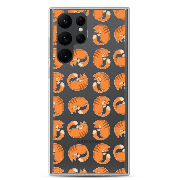 clear-case-for-samsung-samsung-galaxy-s22-ultra-case-on-phone-6a1e7a455462d.jpg Orange Cat Samsung Clear Case