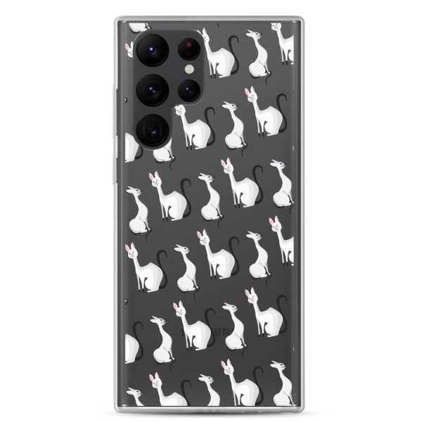 clear-case-for-samsung-samsung-galaxy-s22-ultra-case-on-phone-6a1e7c67ea010.jpg Classy Cats Samsung Clear Case