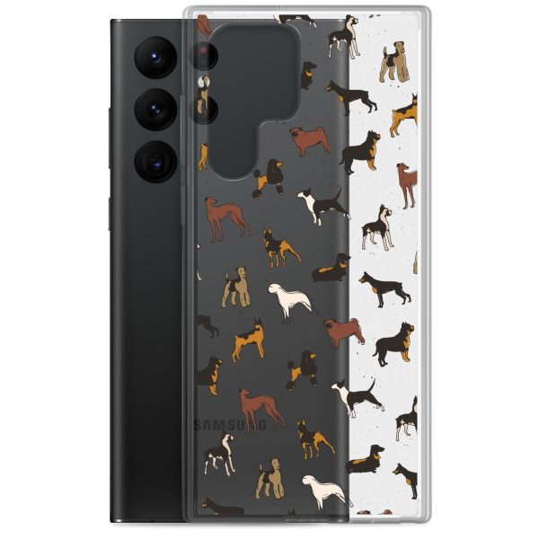 Dog Breeds Samsung Clear Case