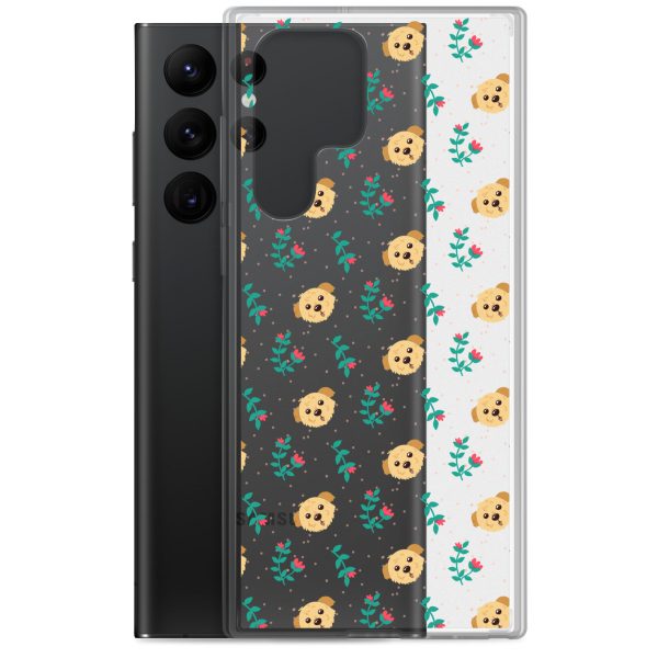 clear-case-for-samsung-samsung-galaxy-s22-ultra-case-with-phone-6a1e78da0d253.jpg Dogs and Flowers Samsung Clear Case