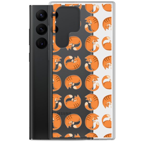 clear-case-for-samsung-samsung-galaxy-s22-ultra-case-with-phone-6a1e7a4555f9a.jpg Orange Cat Samsung Clear Case