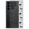 Cartoonish Cat Samsung Clear Case