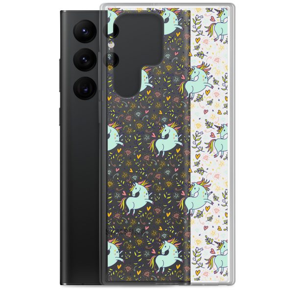 Hand-Drawn Unicorn Samsung Clear Case