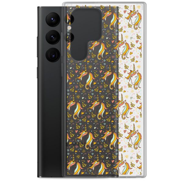 Unicorn Doodle Samsung Clear Case
