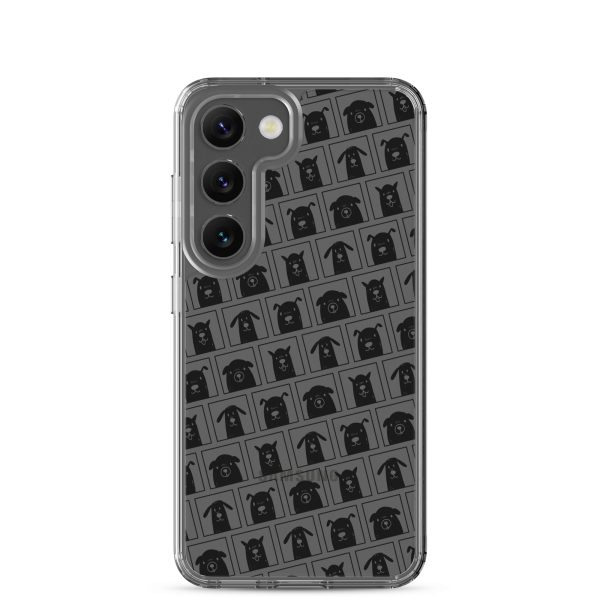 clear-case-for-samsung-samsung-galaxy-s23-case-on-phone-6a1e767cad282.jpg Black Dogs Samsung Clear Case