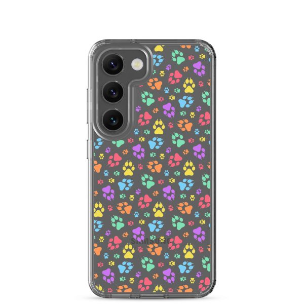 clear-case-for-samsung-samsung-galaxy-s23-case-on-phone-6a1e7870d3f91.jpg Puppy Paw Prints Samsung Clear Case