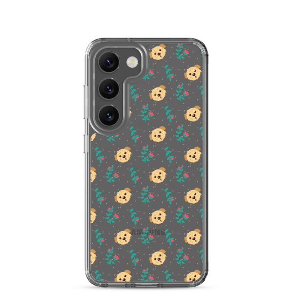 clear-case-for-samsung-samsung-galaxy-s23-case-on-phone-6a1e78da0dbc0.jpg Dogs and Flowers Samsung Clear Case