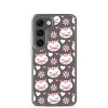 clear-case-for-samsung-samsung-galaxy-s23-case-on-phone-6a1e79e649cdd.jpg Cat Flowers and Hearts Samsung Clear Case