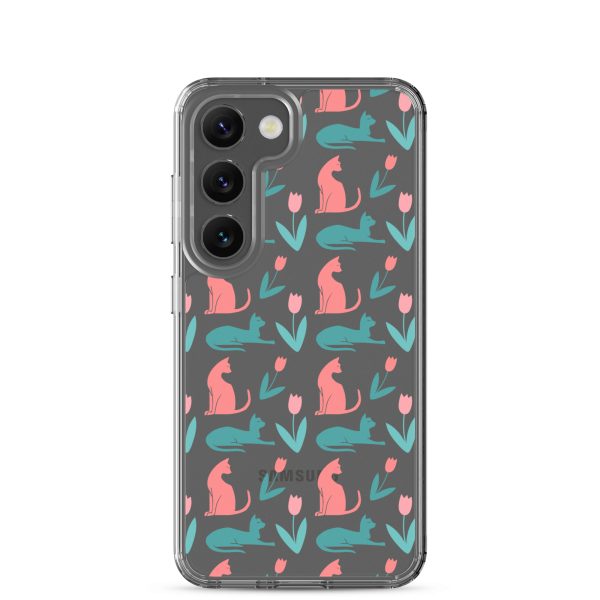 clear-case-for-samsung-samsung-galaxy-s23-case-on-phone-6a1e7a0824b25.jpg Cat Silhouettes Samsung Clear Case