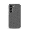Cat Outline Samsung Clear Case