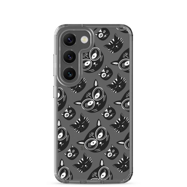 clear-case-for-samsung-samsung-galaxy-s23-case-on-phone-6a1e7cd3a9579.jpg Funky Cats Samsung Clear Case