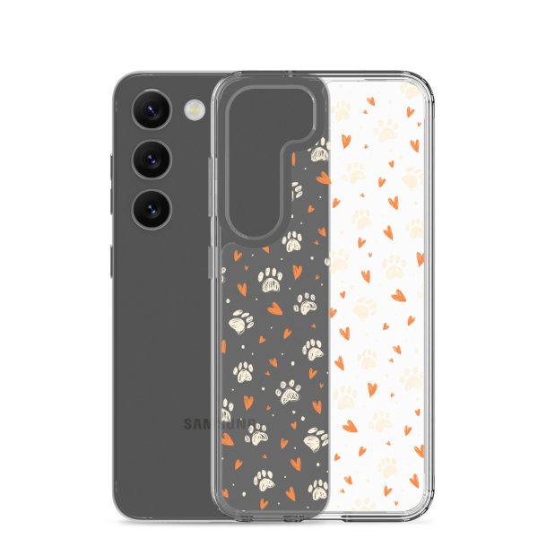 clear-case-for-samsung-samsung-galaxy-s23-case-with-phone-6a1e7832a8086.jpg Paws Prints Hearts Samsung Clear Case