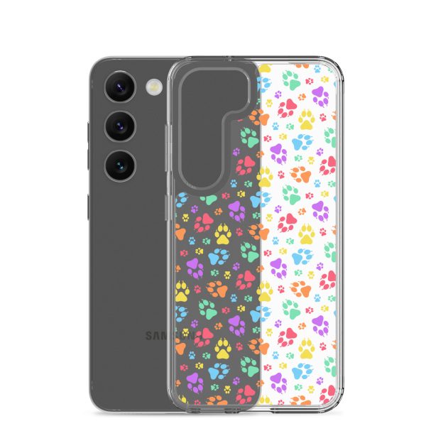 clear-case-for-samsung-samsung-galaxy-s23-case-with-phone-6a1e7870d4012.jpg Puppy Paw Prints Samsung Clear Case