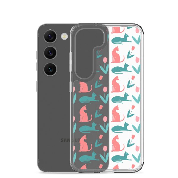 clear-case-for-samsung-samsung-galaxy-s23-case-with-phone-6a1e7a0824b6b.jpg Cat Silhouettes Samsung Clear Case