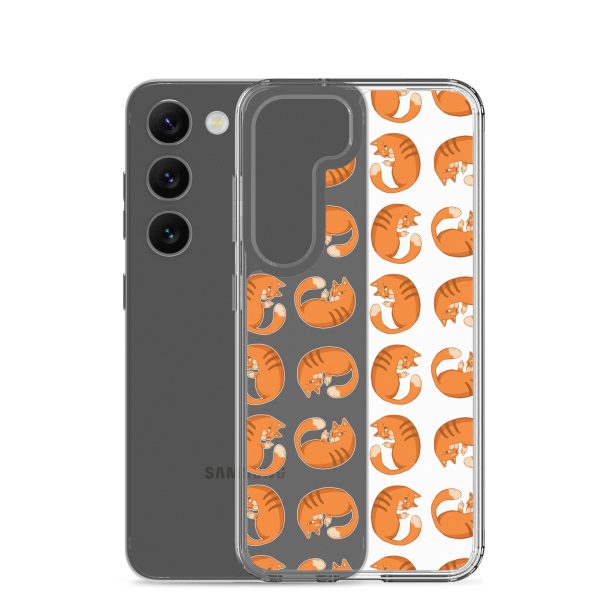 clear-case-for-samsung-samsung-galaxy-s23-case-with-phone-6a1e7a455698d.jpg Orange Cat Samsung Clear Case