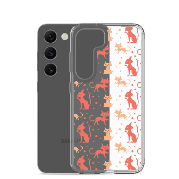 clear-case-for-samsung-samsung-galaxy-s23-case-with-phone-6a1e7b9006766.jpg Cat Silhouettes Seamless Samsung Clear Case