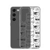 Cartoonish Cat Samsung Clear Case