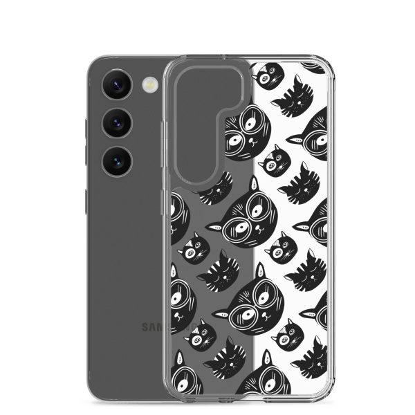 clear-case-for-samsung-samsung-galaxy-s23-case-with-phone-6a1e7cd3a95c2.jpg Funky Cats Samsung Clear Case