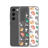 Cute Cartoon Animals Samsung Clear Case