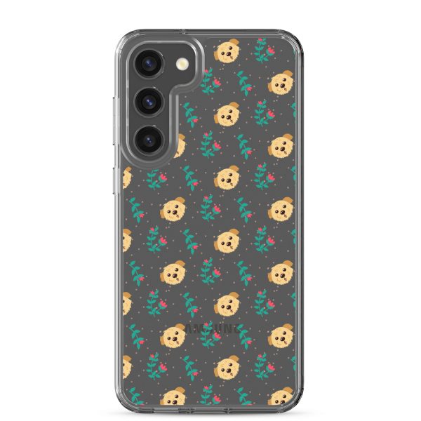 clear-case-for-samsung-samsung-galaxy-s23-plus-case-on-phone-6a1e78da0d8f5.jpg Dogs and Flowers Samsung Clear Case