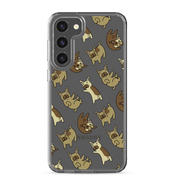 clear-case-for-samsung-samsung-galaxy-s23-plus-case-on-phone-6a1e78fc27469.jpg French Bulldog Samsung Clear Case