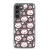 clear-case-for-samsung-samsung-galaxy-s23-plus-case-on-phone-6a1e79e649a60.jpg Cat Flowers and Hearts Samsung Clear Case