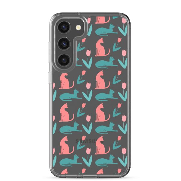 clear-case-for-samsung-samsung-galaxy-s23-plus-case-on-phone-6a1e7a08249b6.jpg Cat Silhouettes Samsung Clear Case