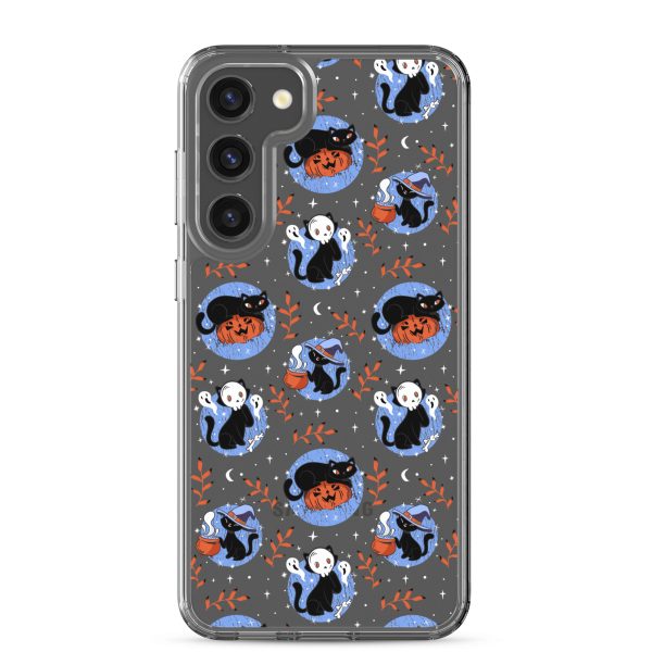 clear-case-for-samsung-samsung-galaxy-s23-plus-case-on-phone-6a1e7be1032c5.jpg Halloween Cats Samsung Clear Case