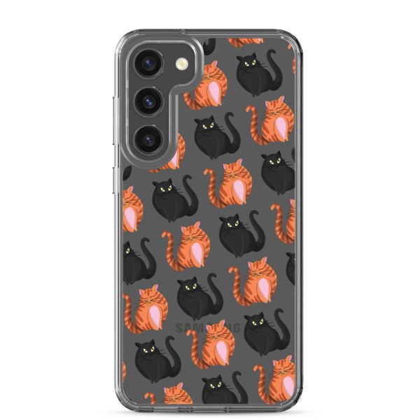 clear-case-for-samsung-samsung-galaxy-s23-plus-case-on-phone-6a1e7cb112c1f.jpg Cute Cat Samsung Clear Case