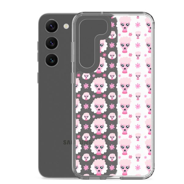clear-case-for-samsung-samsung-galaxy-s23-plus-case-with-phone-6a1e7850c106c.jpg Pink Poodle Samsung Clear Case