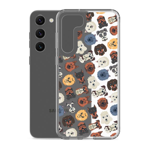 clear-case-for-samsung-samsung-galaxy-s23-plus-case-with-phone-6a1e78b013f46.jpg Dogs Heads Seamless Samsung Clear Case