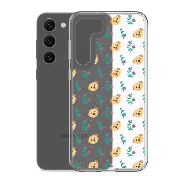clear-case-for-samsung-samsung-galaxy-s23-plus-case-with-phone-6a1e78da0d97e.jpg Dogs and Flowers Samsung Clear Case